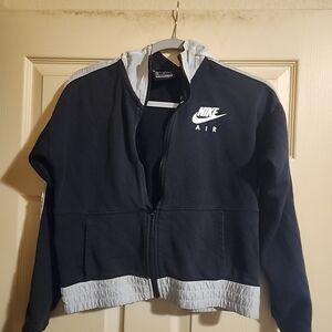 Nike Air Black and Gray Hoodie